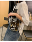 Fashion Black Transparent Crossbody Shoulder Bag