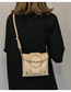 Fashion Brown Ring Rivet Portable Slung Shoulder Bag