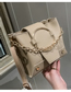 Fashion Khaki Ring Rivet Portable Slung Shoulder Bag