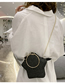 Fashion Dark Gray Pentagram Sequined Crossbody Shoulder Bag