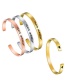 Fashion Gold Monamour Letter Opening Love Bracelet
