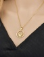 Fashion Gold Hollow Maple Leaf Necklace Set
