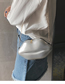 Fashion White Lips One-shoulder Painted Crossbody Bag