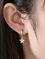 Fashion Silver Pentagonal Earrings