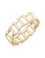 Fashion Gold Chain Smooth Open Bracelet