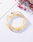 Fashion Orange Crystal Crown Double Bracelet