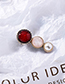 Fashion Red Pearl Hairpin