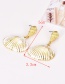 Fashion Gold Alloy Starfish Shell Earrings