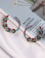 Fashion Color C-shaped Pearl Stud Earrings