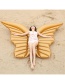 Fashion White Wings Floating Row Inflatable Floating Row Mount Swimming Ring