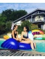 Fashion Toucan Thick Pvc Inflatable Floating Row Mount Swimming Ring