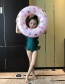Fashion Pink Kani Rabbit Inflatable Swimming Ring Thickening
