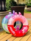 Fashion Blue Inflatable Pig Swimming Ring