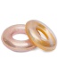 Fashion Rose Gold With Handle Thick Transparent Sequined Inflatable Swimming Ring