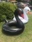 Fashion White Swan Inflatable Floating Row Mount Swimming Ring