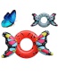 Fashion Blue Three-dimensional Butterfly Swimming Ring