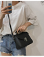 Fashion Black Portable Messenger Shoulder Bag