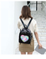 Fashion Black Sequined Shoulder Bag
