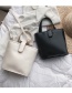 Fashion White Buckle Shoulder Bag Shoulder Bag