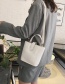 Fashion White Buckle Shoulder Bag Shoulder Bag