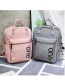 Fashion Gray Letter One Backpack