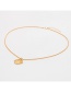 Fashion Gold Roman Gold Coin Necklace