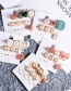 Fashion Multi-color Geometric Acrylic Pearl Hair Clip Set