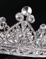 Fashion Gold Diamond-shaped Heart-shaped Crown
