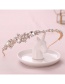 Fashion Silver Diamond Flower Headband