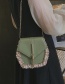 Fashion Green Pearl Lace Shoulder Diagonal Package