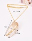 Fashion Gold Copper Chain Shell Necklace