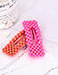 Fashion Rose Red Alloy Resin Beads Square Hair Clip