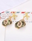 Fashion Gold Starfish Conch Earrings