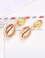 Fashion Gold Shell Earrings