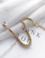 Fashion Gold Alloy Diamond Bracelet