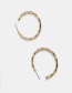 Fashion Gold Bamboo C Shape Earrings