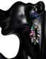 Fashion Color Diamond Earrings
