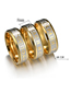 Fashion Inter-gold Religious Letter Russian Jesus Ring 18k Gold