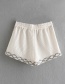 Fashion White Crochet Shorts