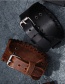 Fashion Ancient Red Copper Viking Pirate Compass Wide Leather Bracelet