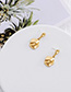 Fashion Gold Metal Irregular Earrings