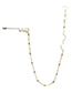 Fashion Gold Pearl Chain Long Ear Chain Pin 2