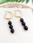 Fashion Color Alloy Pearl Stud Earrings