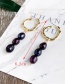 Fashion Color Alloy Pearl Stud Earrings