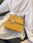 Fashion Yellow Headline Crossbody Chain Shoulder Stone Bag