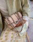 Fashion Pink Locking Chain Chain Bag