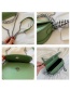 Fashion Matcha Green Chain Scarf Single Shoulder Diagonal Package