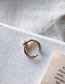 Fashion Gold Knotted Open Ring