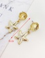 Fashion Gold Alloy Starfish Earrings