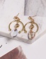 Fashion Gold Shell Conch Earrings